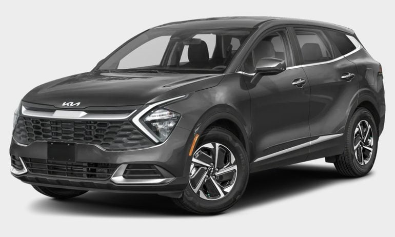 Photo of the Kia Sportage Hybrid, an example of a mild hybrid electric vehicle.