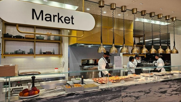 Cafeteria, Indoors, Restaurant