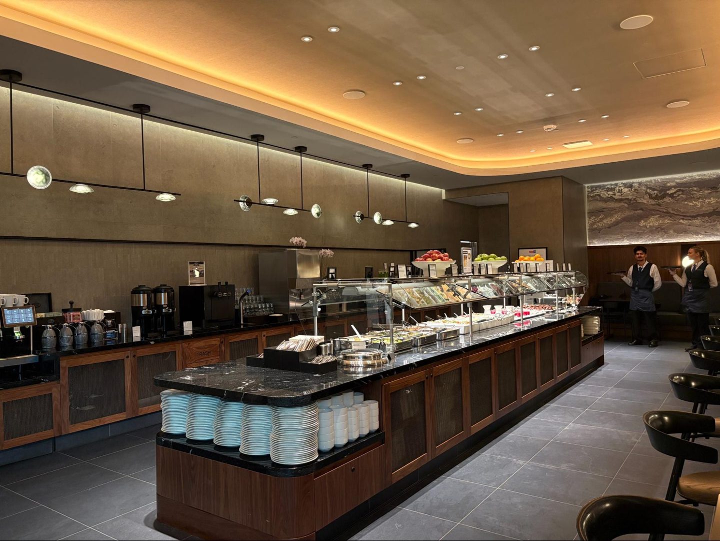 Indoors, Restaurant, Cafeteria