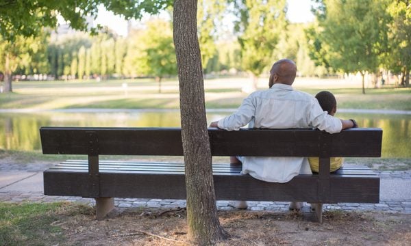 Bench, Furniture, Person