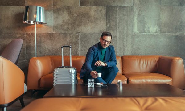 Lamp, Person, Sitting