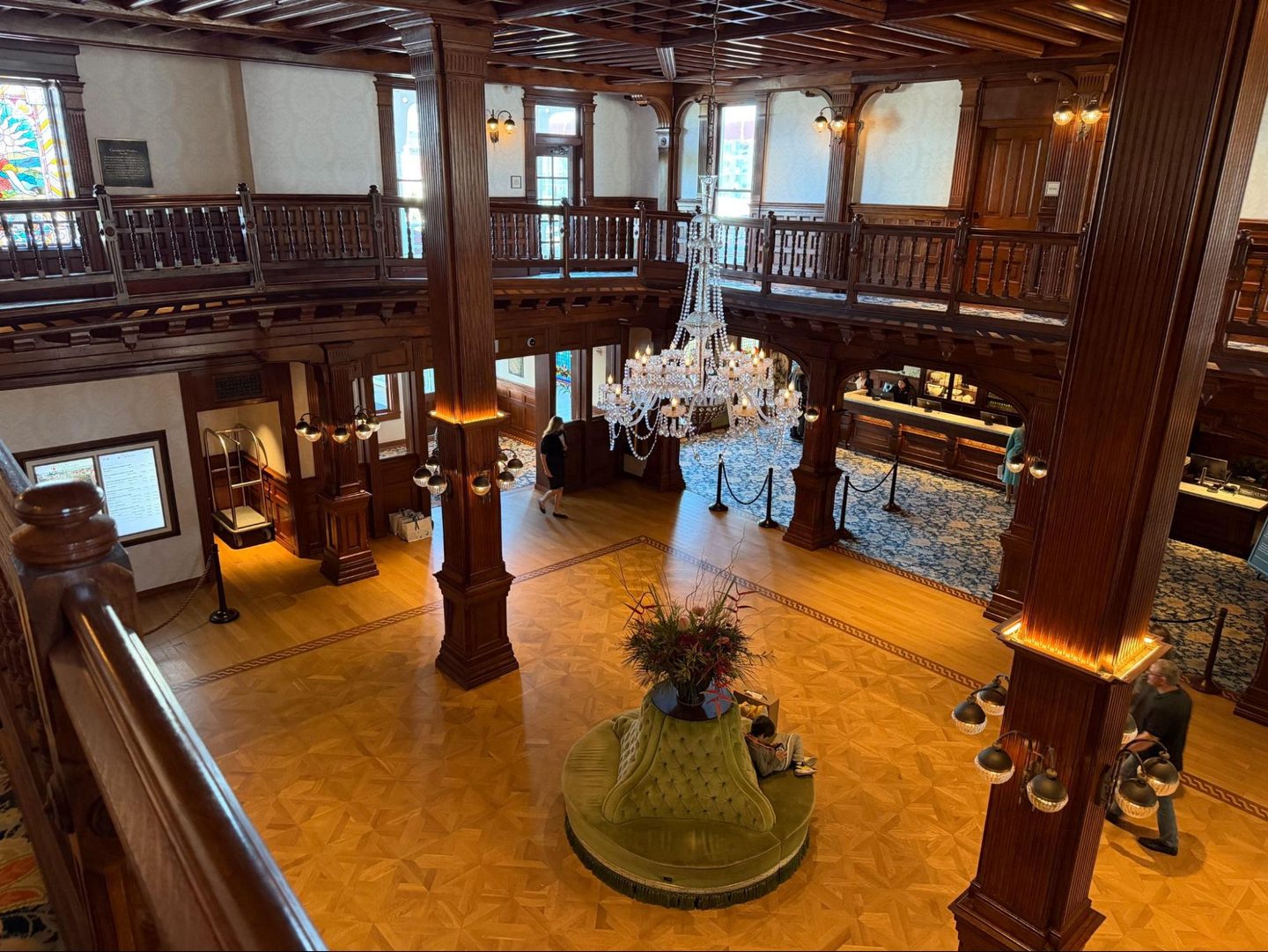 Indoors, Floor, Chandelier