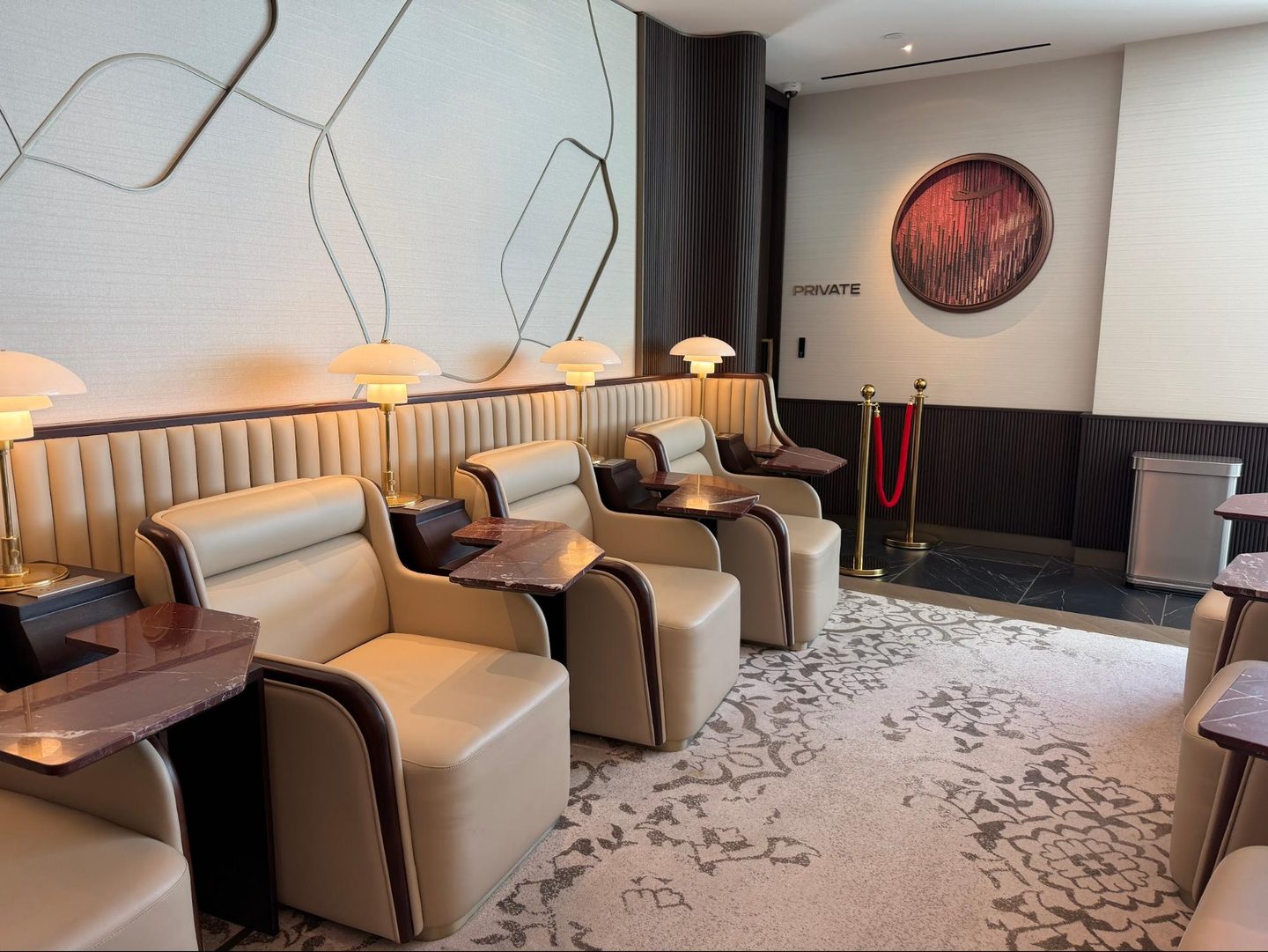 Inside of Air India’s New Top class Living room in San Francisco Architecture, Building, Furniture