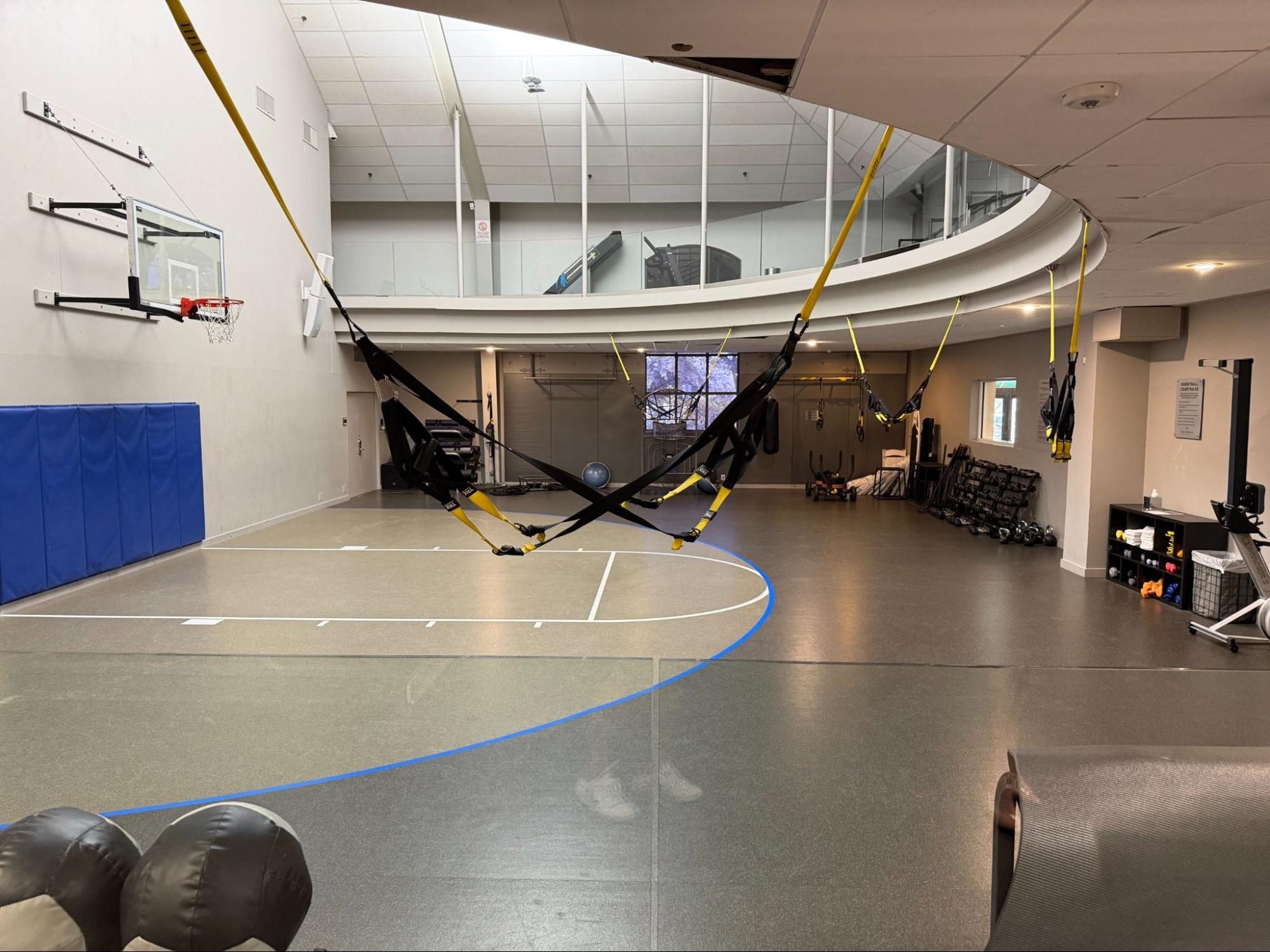 Floor, Indoors, Basketball