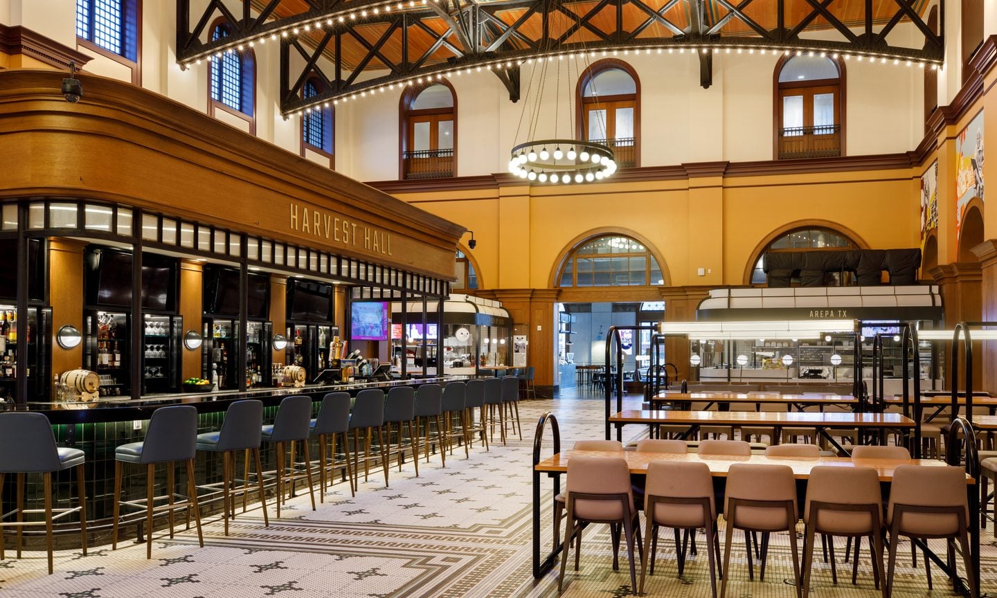 Indoors, Restaurant, Cafeteria