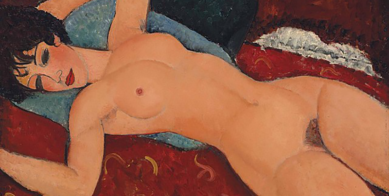 8. Nu couché, Amedeo Modigliani