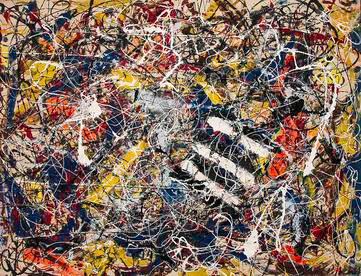4. Number 17A, Jackson Pollock