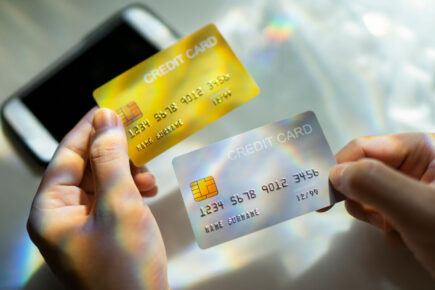 Two credit cards as a form of credit
